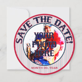 Baseball Bröllop Spara-The-Date-Template 04 Spara Datumet