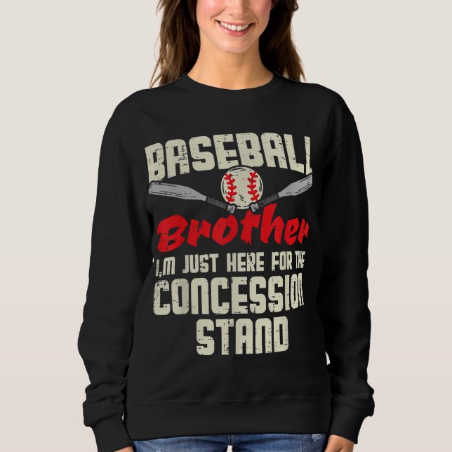Baseball Brother Concession Ställande familj match T Shirt (Framsida)