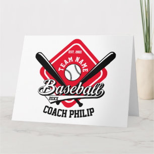 Baseball-bussspelarpresentens slut kort