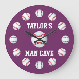 Baseball Byzantium Top Monochromatic Stor Klocka