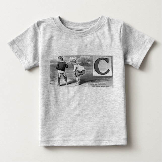 Baseball C-idrott: Catcher T-shirt (Framsida)