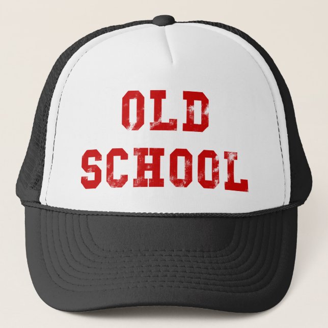 Baseball Cap old school | Oldskool Gifts Truckerkeps (Framsida)