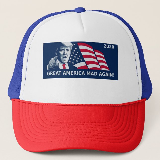 Baseball Cap Underbar America Mad igen! Keps (Framsida)