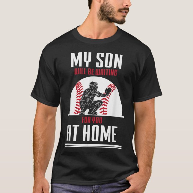 Baseball Catcher idrottsgruppen Coach Gift T Shirt (Framsida)