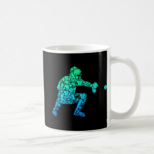 Baseball Catcher Manar Kids Boys för unga spelare Kaffemugg