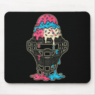 Baseball Catcher Mask Ice Cream Drip Baseball Boys Musmatta