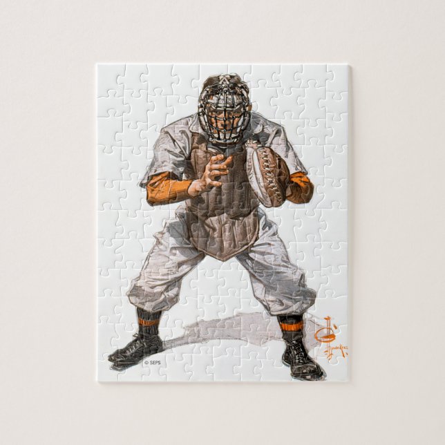 Baseball Catcher Pussel (Vertikal)