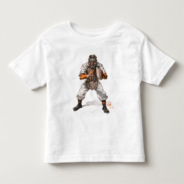Baseball Catcher Tee Shirt (Framsida)
