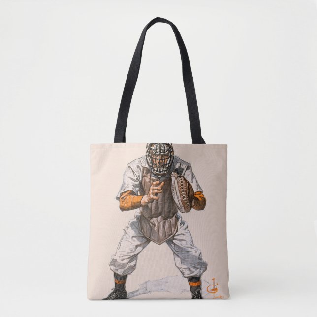 Baseball Catcher Tygkasse (Framsida)