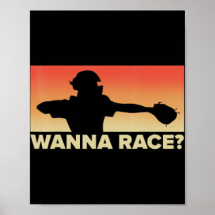 Baseball Catcher Wanna Tävling-gåva, Baseball-gåva Poster