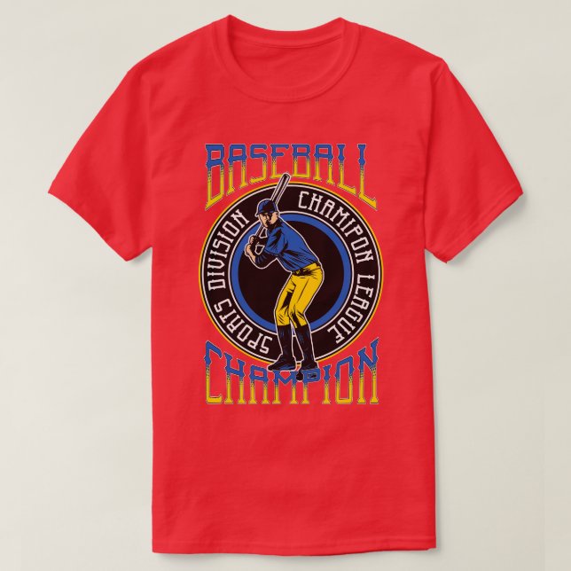 Baseball Champion T Shirt (Design framsida)