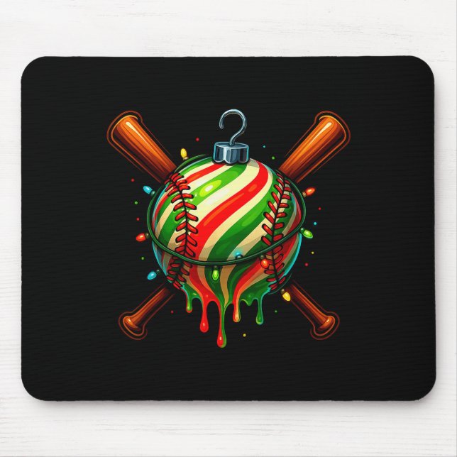 Baseball Christmas Ice Cream Drip Baseball Dripng  Musmatta (Framsidan)