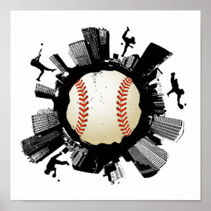 Baseball City Poster
