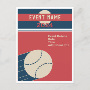 Baseball Classic Inbjudan Vykort