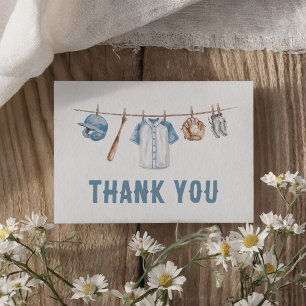 Baseball Clothesline Baby Shower Tack Kort