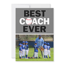 Baseball Coach Bästa någonsin-Tacken för foto-Anpa