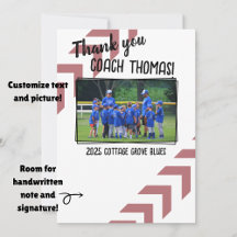Baseball Coach Custom Team Picture