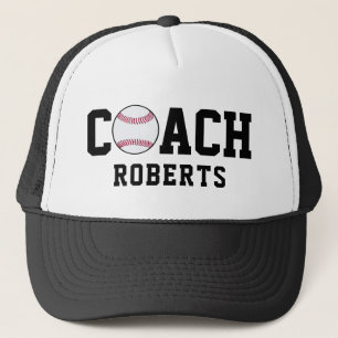 ⚾️ Baseball Coach [eget namn] Keps