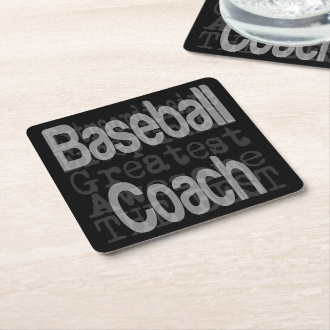 Baseball Coach Extraordinaire Underlägg Papper Kvadrat (Vinklad)