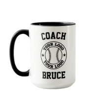 Baseball Coach Gift, Custom Name, Logo & Roster