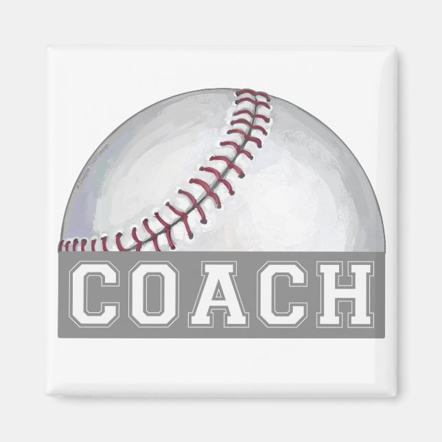 Baseball Coach Magnet (Framsidan)