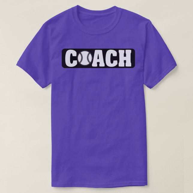 Baseball Coach T Shirt (Design framsida)