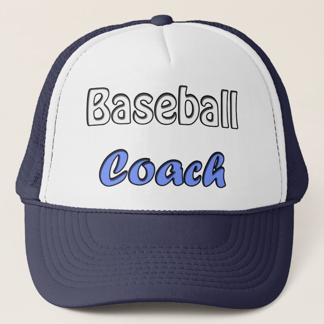 Baseball Coach Truckerkeps (Framsida)