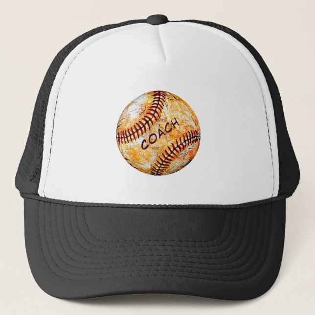 Baseball Coach Truckerkeps (Framsida)