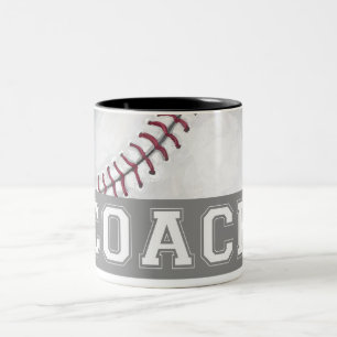Baseball Coach Två-Tonad Mugg
