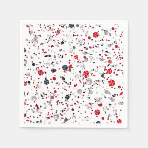Baseball Confetti, transparent-PAPPRA PARTY NAPKIN Pappersservett