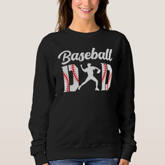 Baseball Dad Apparel Dad Baseball  Fathers Day Men T Shirt (Framsida)