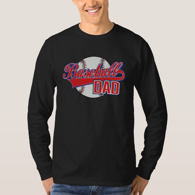 Baseball Dad  Coach Baseball T Shirt (Framsida)