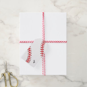Baseball Design Gift-Märkre Presentetikett