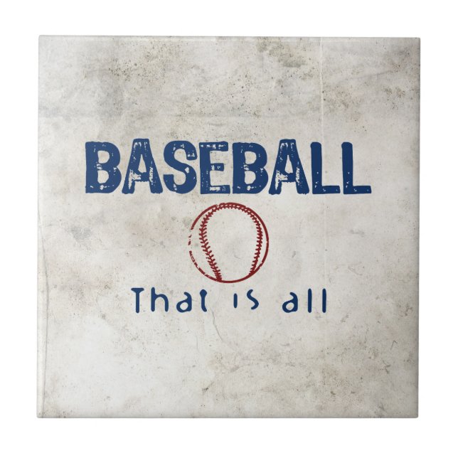 Baseball, det är allt kakelplatta (Framsidan)