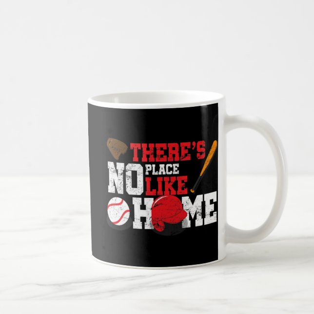 Baseball Det finns ingen Ställe som Boll Glov från Kaffemugg (Höger)