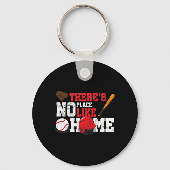 Baseball Det finns ingen Ställe som Boll Glov från Nyckelring (Framsida)