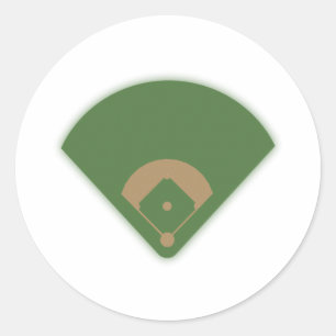 Baseball Diamond: Runt Klistermärke