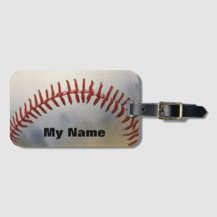 Baseball ditt namn bagagebricka