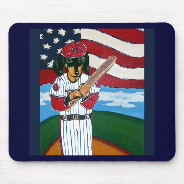 Baseball doxie musmatta (Framsidan)