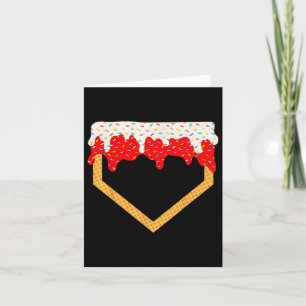 Baseball Drip Boys Home Plate Ice Cream Sprinkles Kort