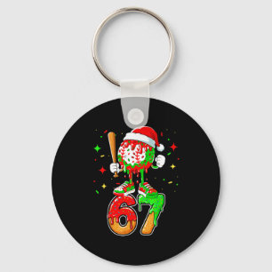 Baseball Drip Nummer 67 Meme Glass Dripng Jul Nyckelring