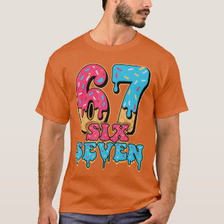 Baseball Drip Nummer 67 Spelare Eller 67-årsdag T Shirt