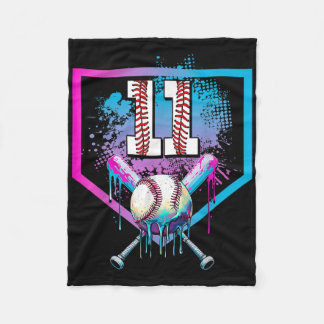 Baseball dropp 11:e födelsedag, hemma, pojke Ungdo Fleecefilt