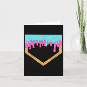 Baseball dropp för boys Ice Cream Dripp Ungdomshem Kort