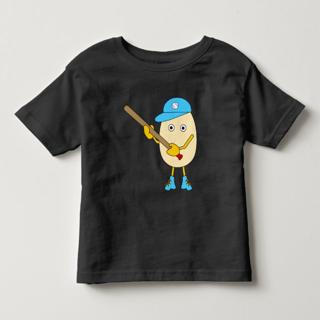 Baseball Egghead T-Shirt (Framsida)