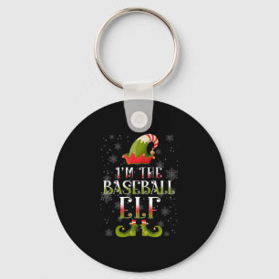 Baseball Elf-jul Nyckelring