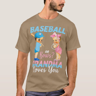 Baseball eller bismakor Kärlek du Baby Gender Rev. T Shirt