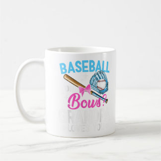 Baseball eller Bows Grandpa Kärlek Du Gender Revea Kaffemugg