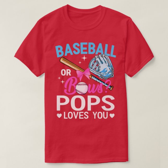 Baseball eller Kärlek från biskopar du Gender Visa T Shirt (Design framsida)