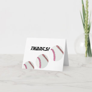 Baseball eller softball tack kort